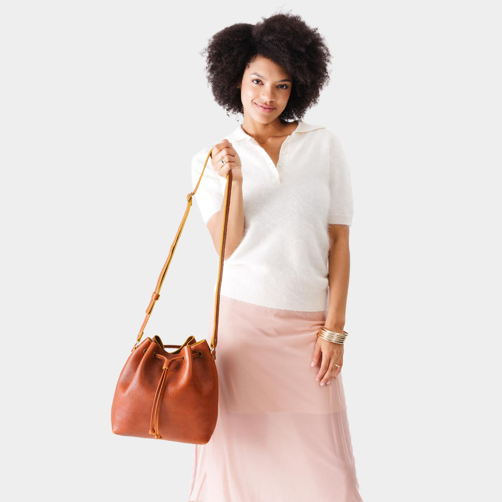 Portland Leather Goods Bucket Bag