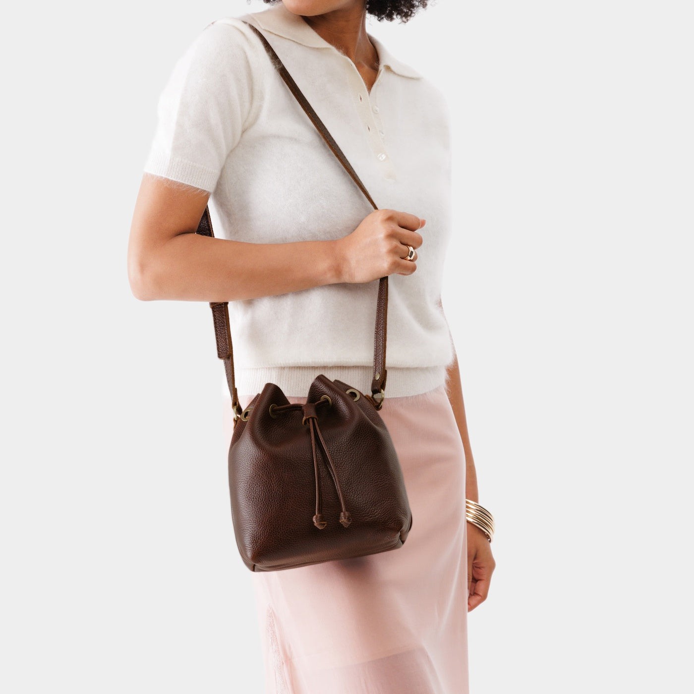 Portland Leather Goods Bucket Bag