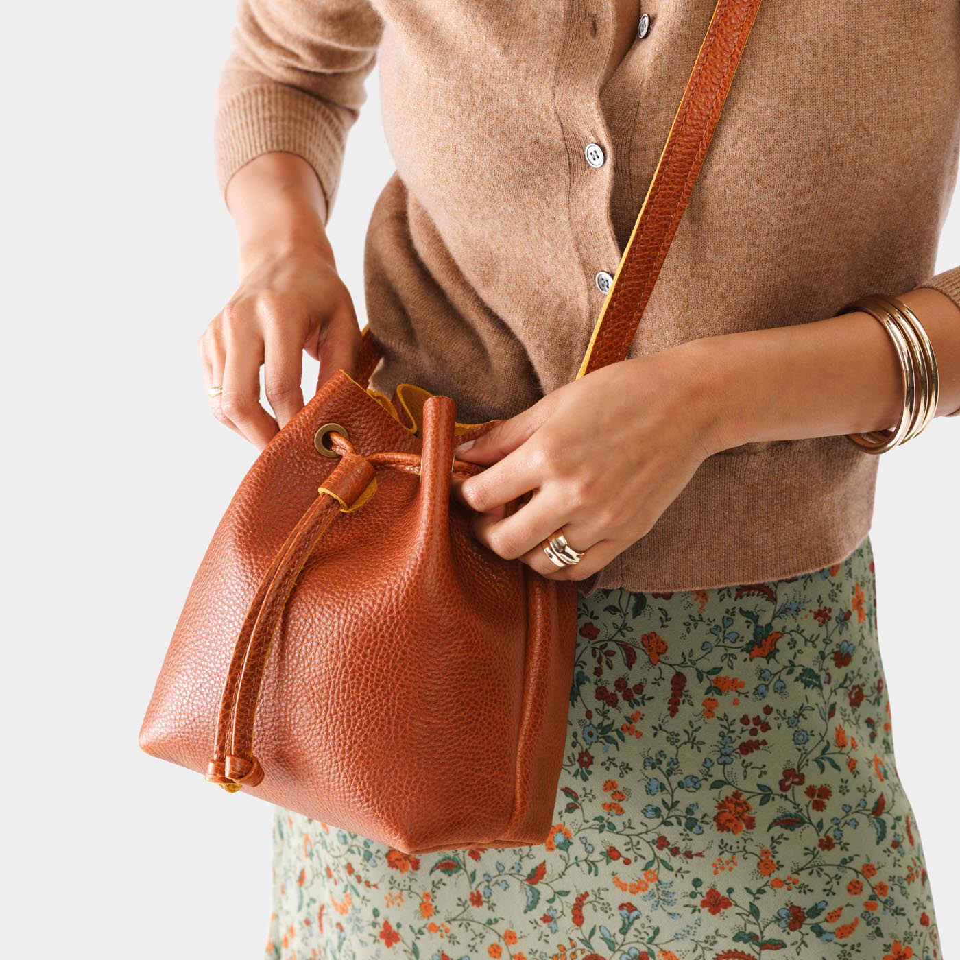 Portland Leather Goods Bucket Bag