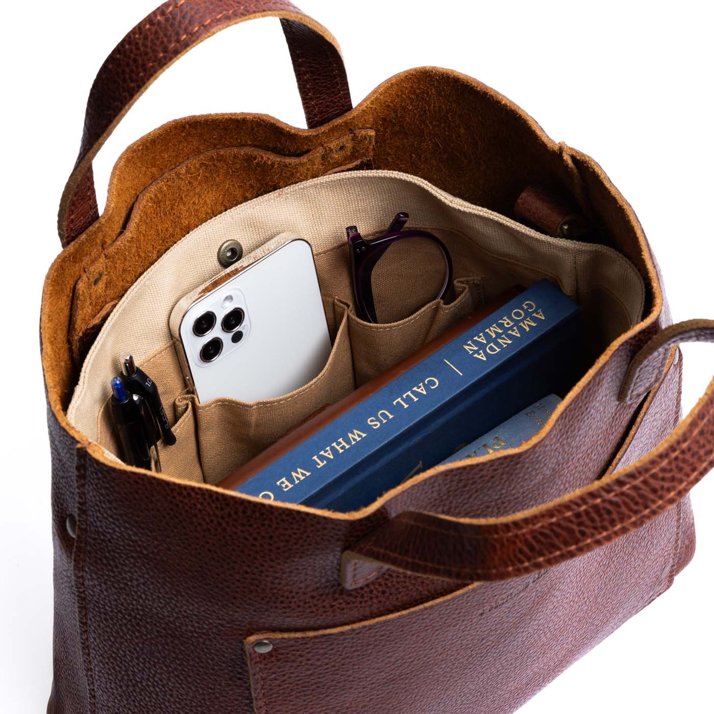 Portland Leather Goods Canvas Purse Organizer