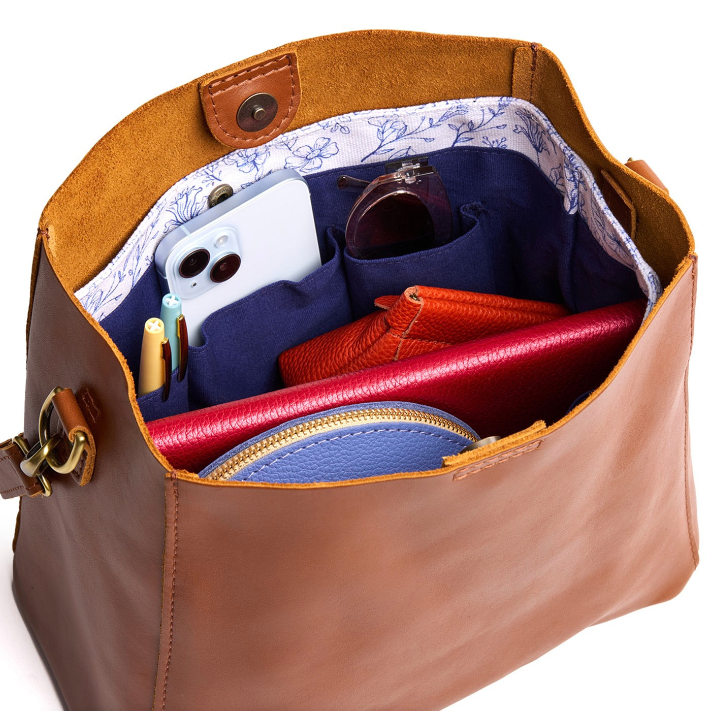 Portland Leather Goods Printed Canvas Purse Organizer