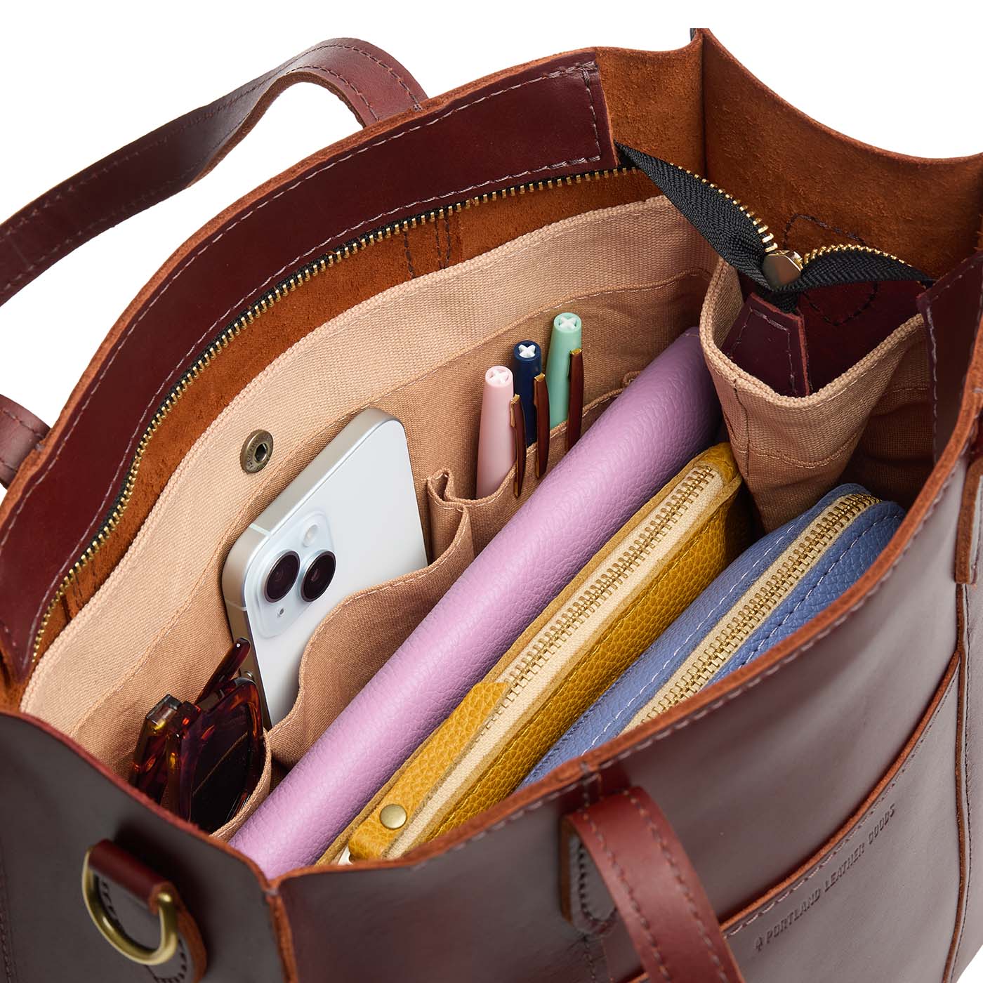 Portland Leather Goods Canvas Purse Organizer