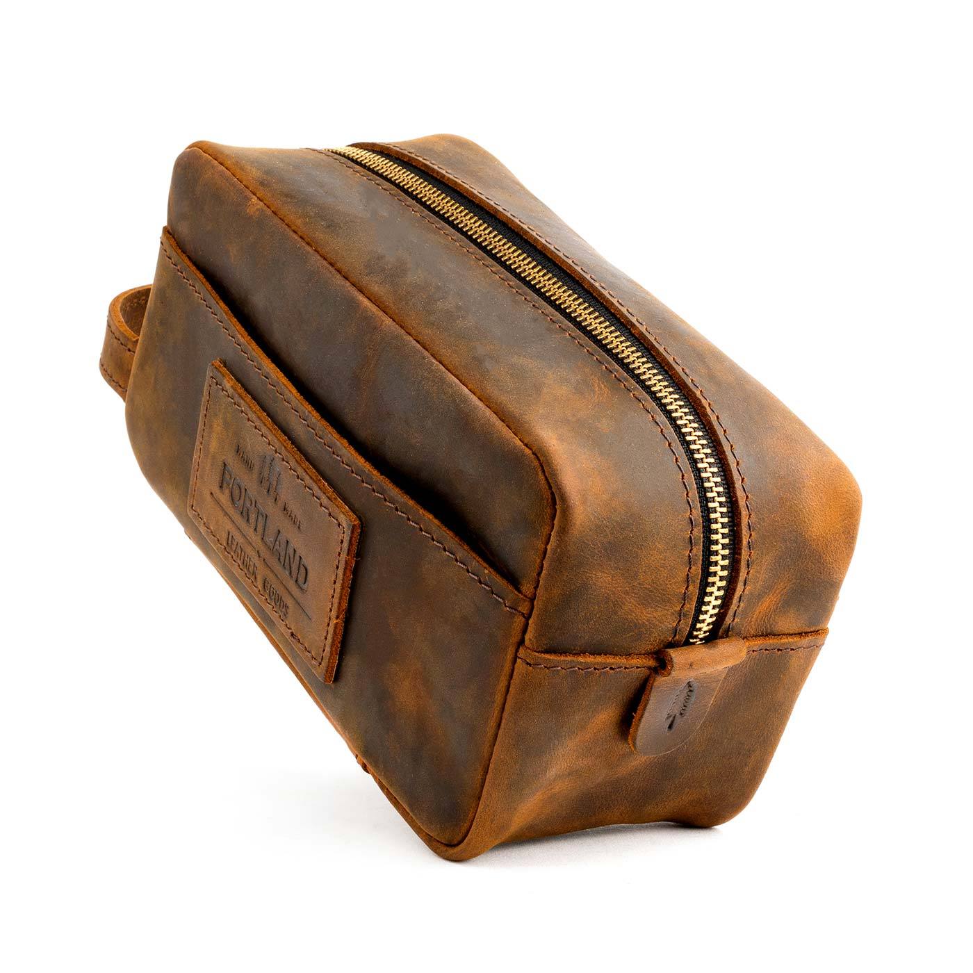 Portland Leather Goods Deluxe Dopp Kit