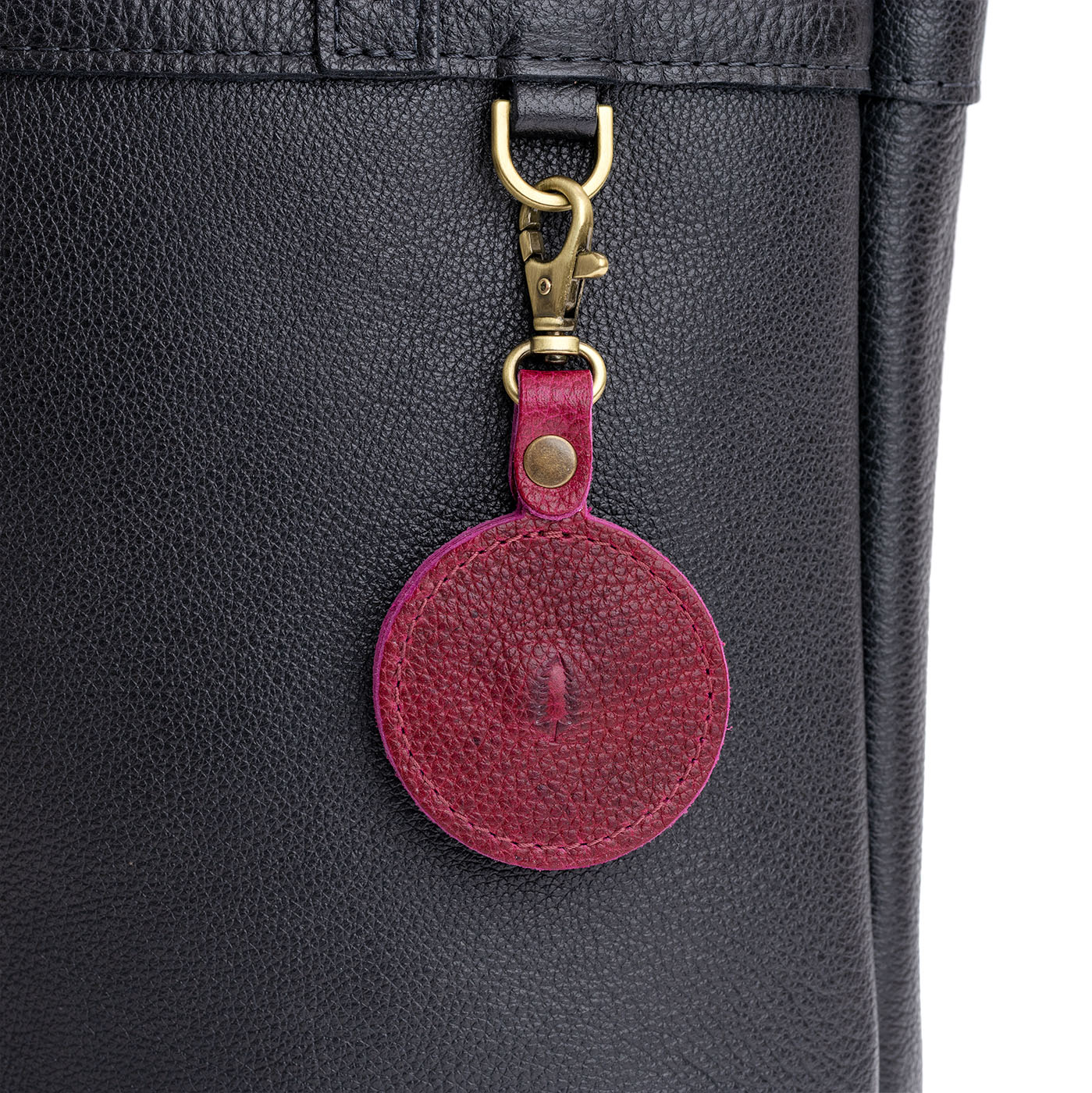Portland Leather Goods Circle AirTag Holder
