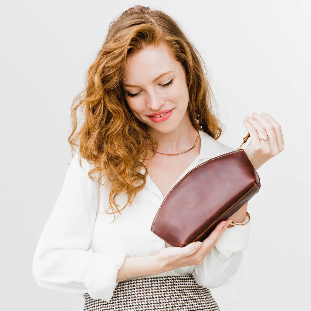 Portland Leather Goods 'Almost Perfect' Eclipse Makeup Bag