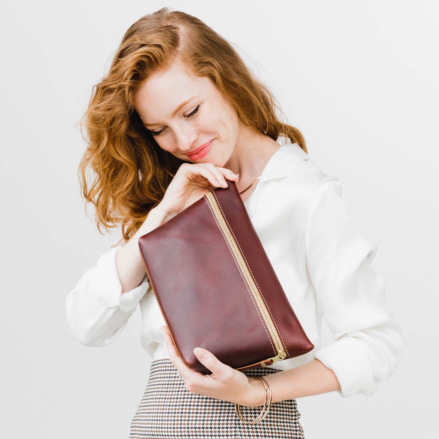 Portland Leather Goods Makeup Bag