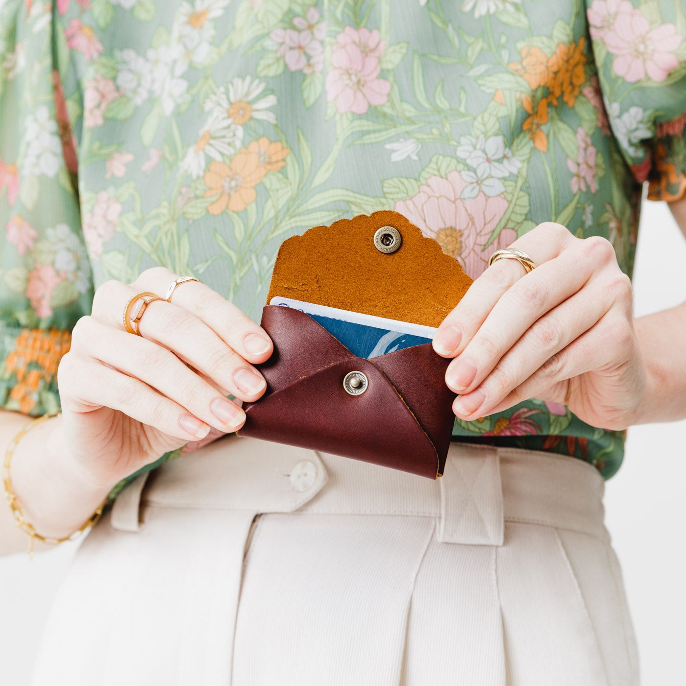 Portland Leather Goods Mini Daisy Wallet
