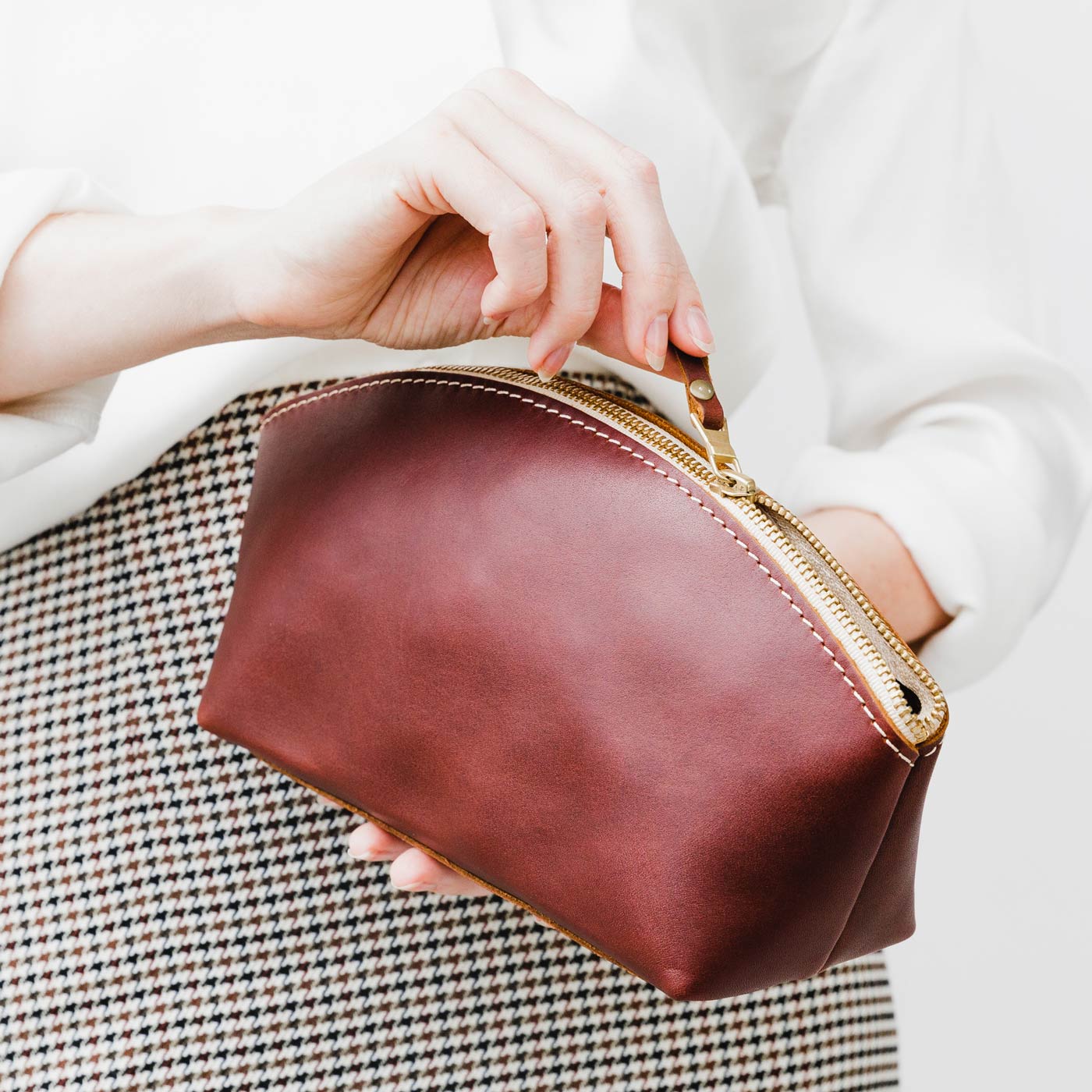 Portland Leather Goods 'Almost Perfect' Eclipse Makeup Bag