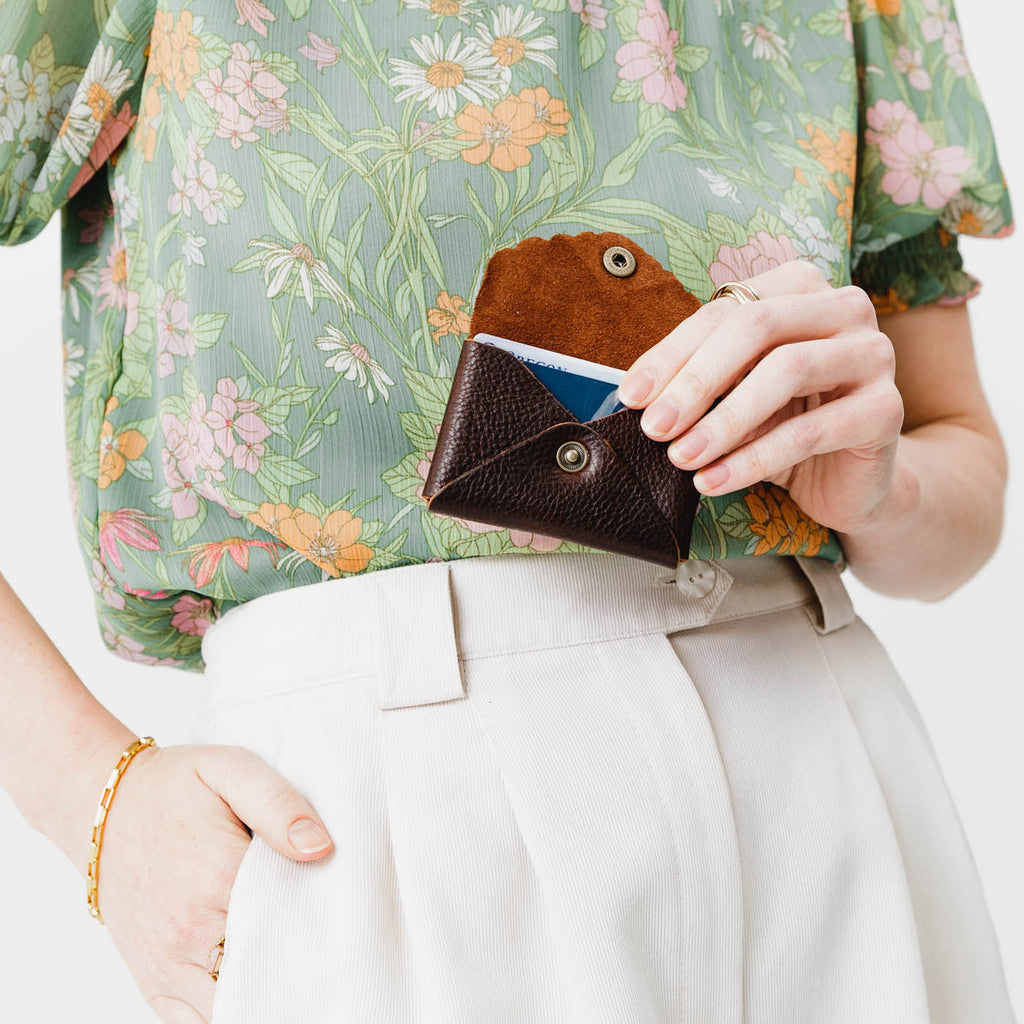 Portland Leather Goods Mini Daisy Wallet