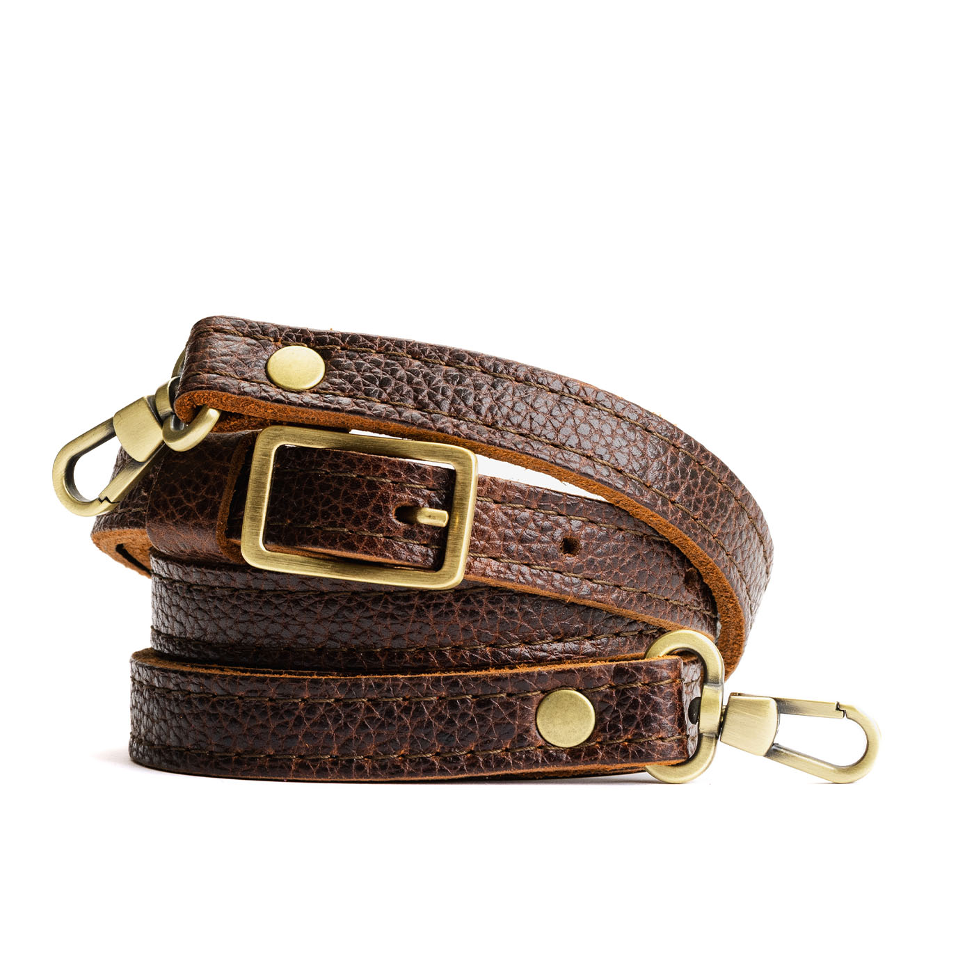 Portland Leather Goods Small Leather Crossbody Strap