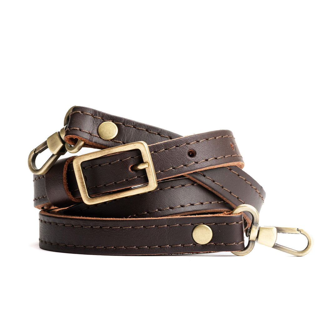 Portland Leather Goods Small Leather Crossbody Strap