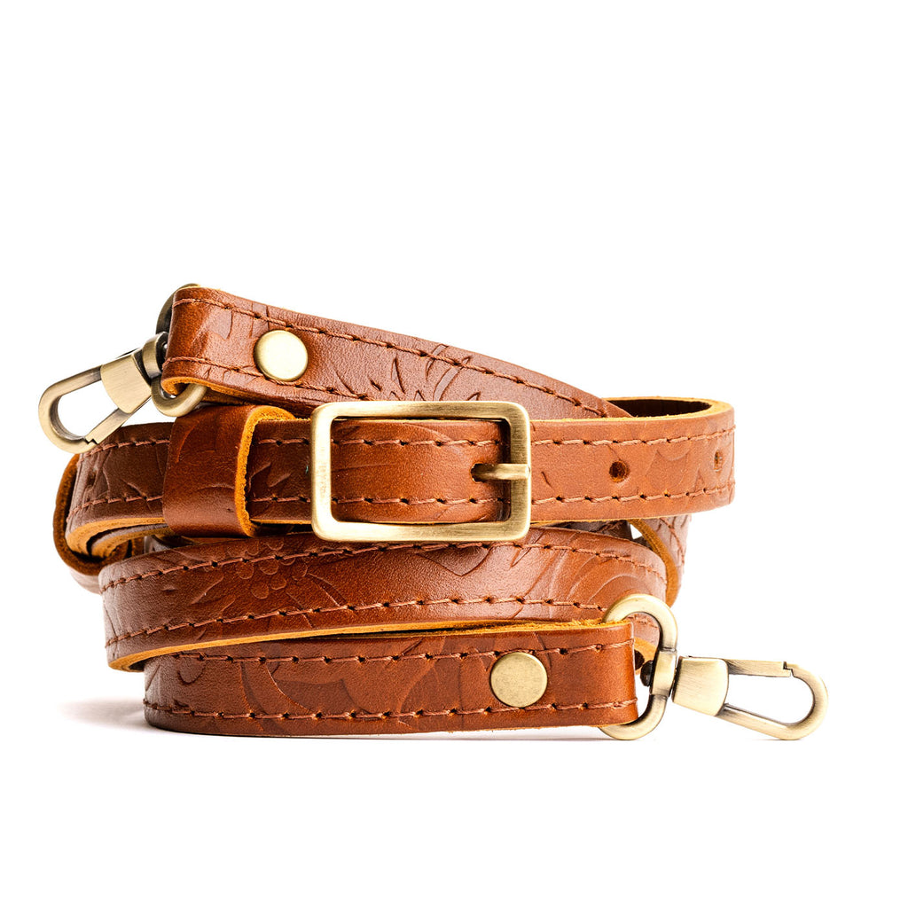 Portland Leather Goods Small Leather Crossbody Strap