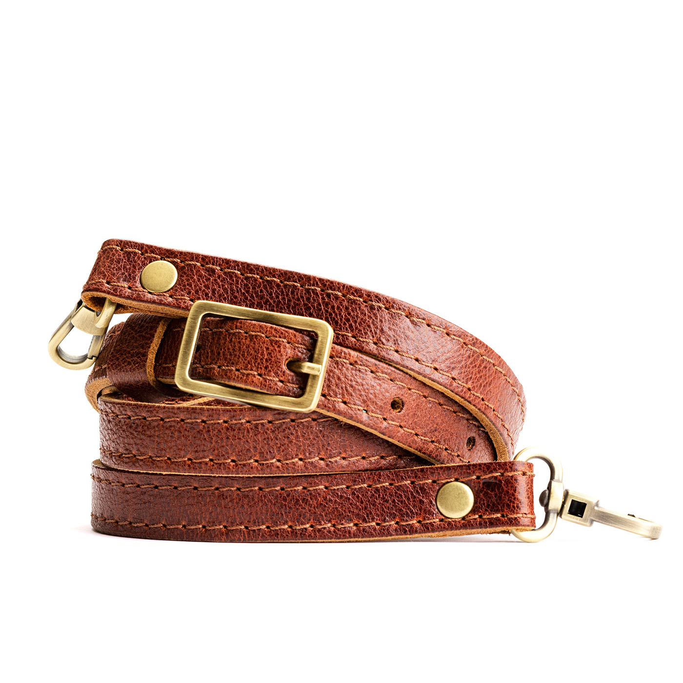 Portland Leather Goods Small Leather Crossbody Strap