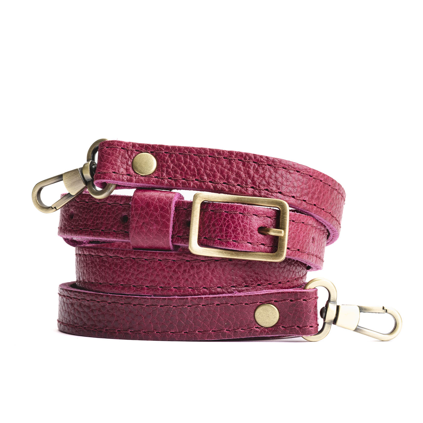 Portland Leather Goods Small Leather Crossbody Strap