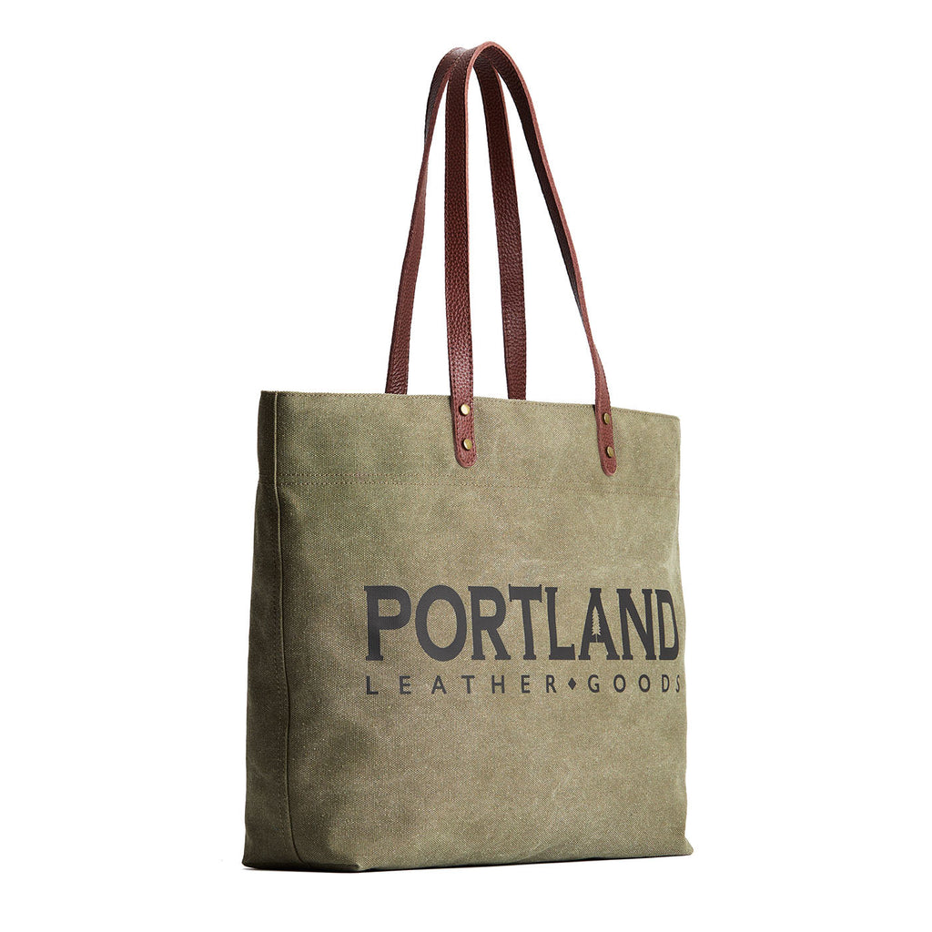 Portland Leather Goods Deadwood Canvas Tote