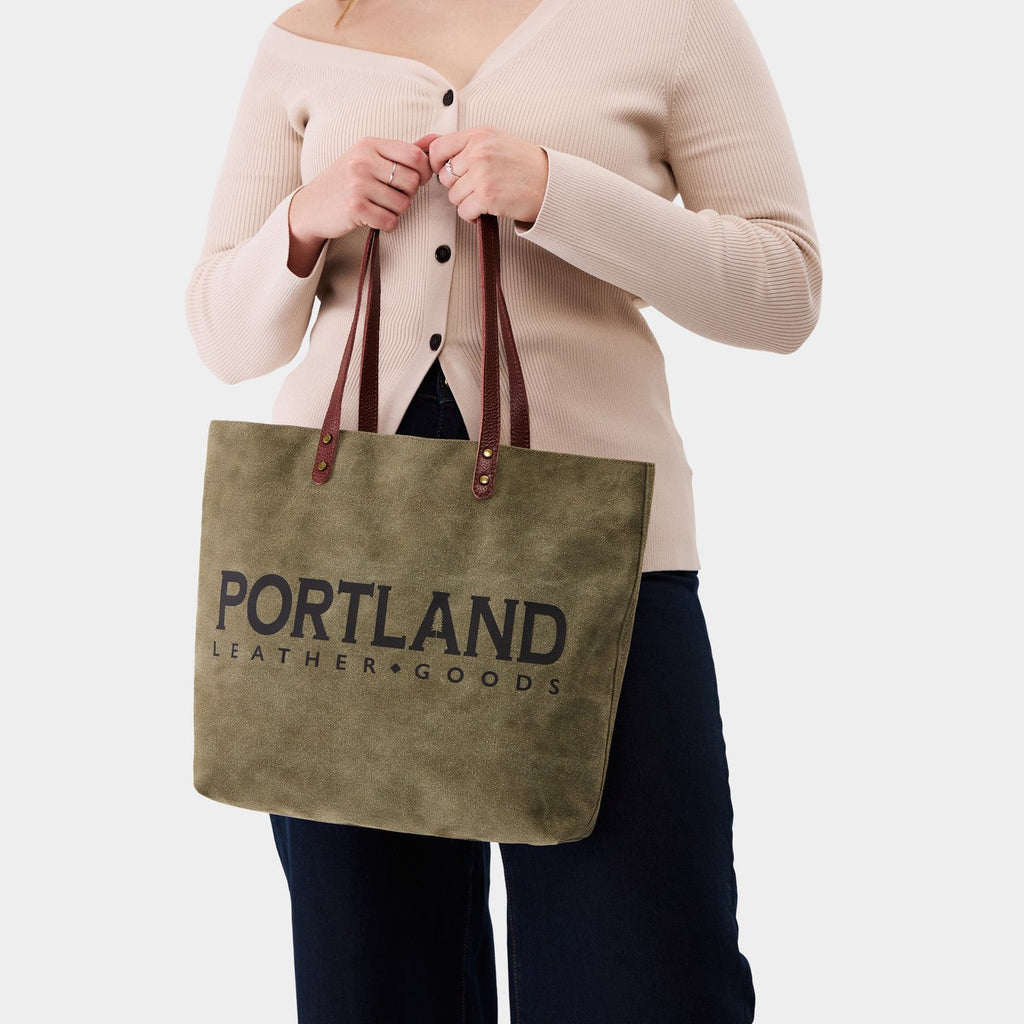 Portland Leather Goods Deadwood Canvas Tote