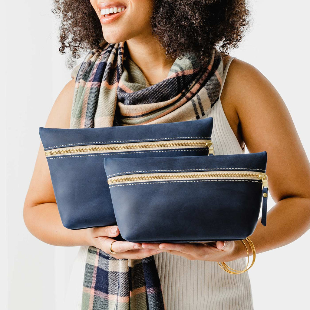 Portland Leather Goods Makeup Bag