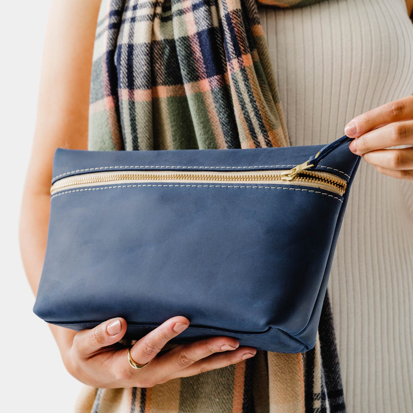 Portland Leather Goods Makeup Bag