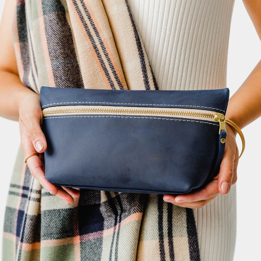 Portland Leather Goods Makeup Bag