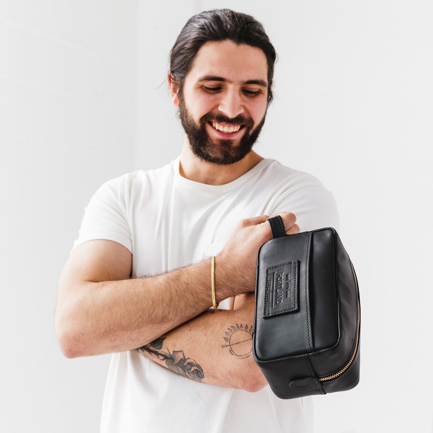 Portland Leather Goods Deluxe Dopp Kit