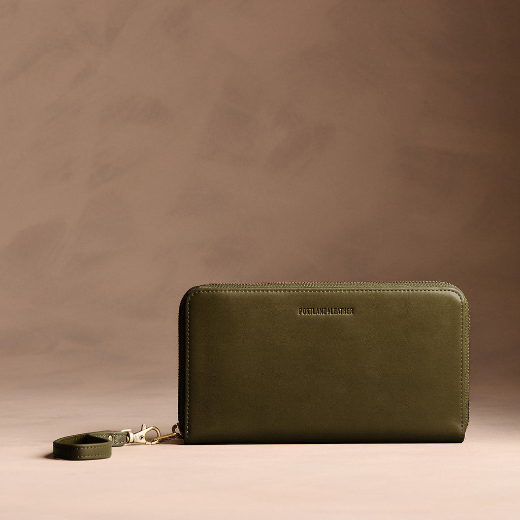 Portland Leather Goods Empire Zip Wallet