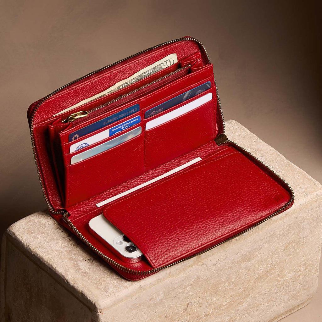 Portland Leather Goods Empire Zip Wallet