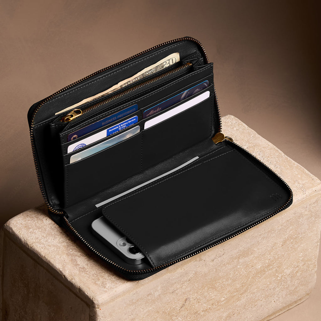 Portland Leather Goods Empire Zip Wallet