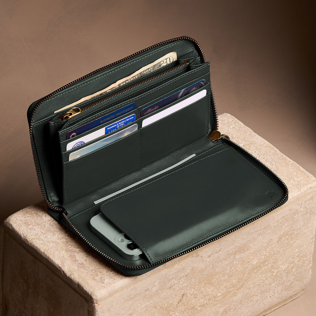Portland Leather Goods Empire Zip Wallet