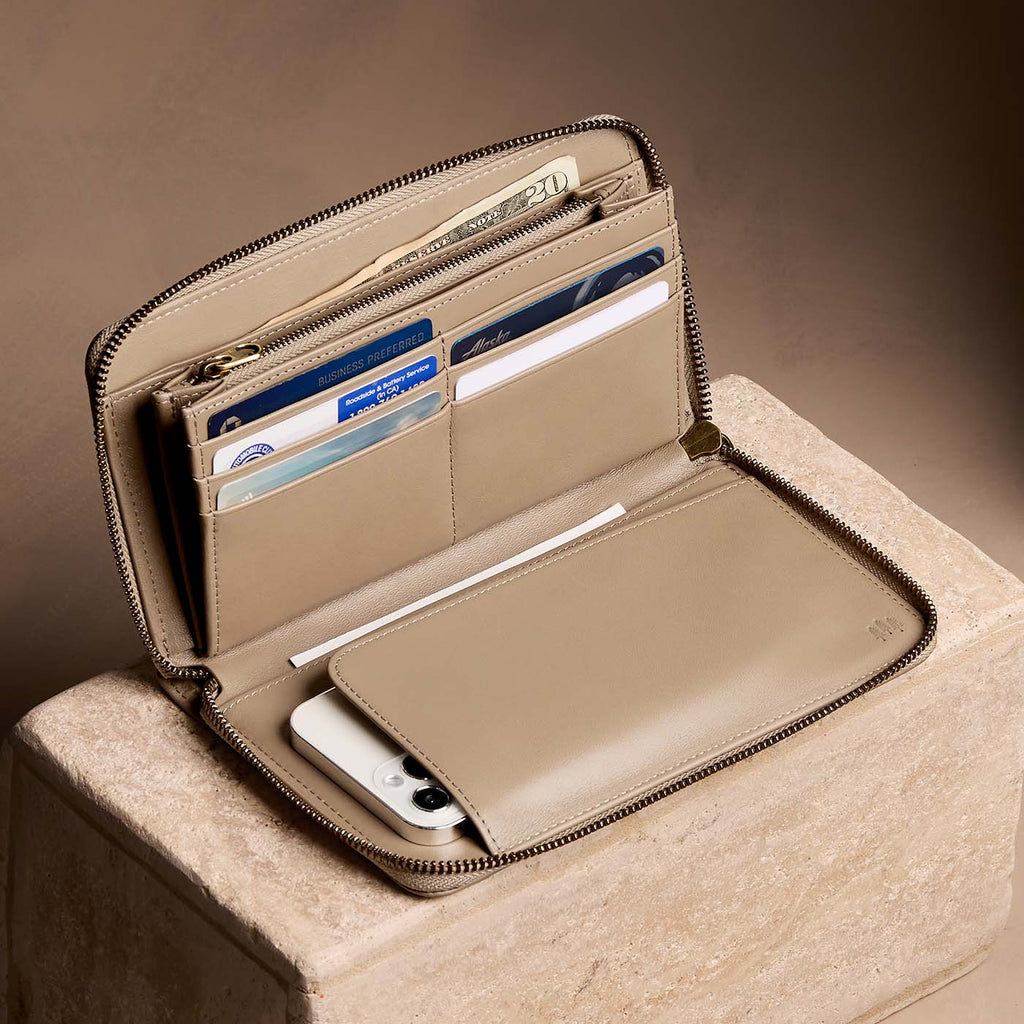 Portland Leather Goods Empire Zip Wallet