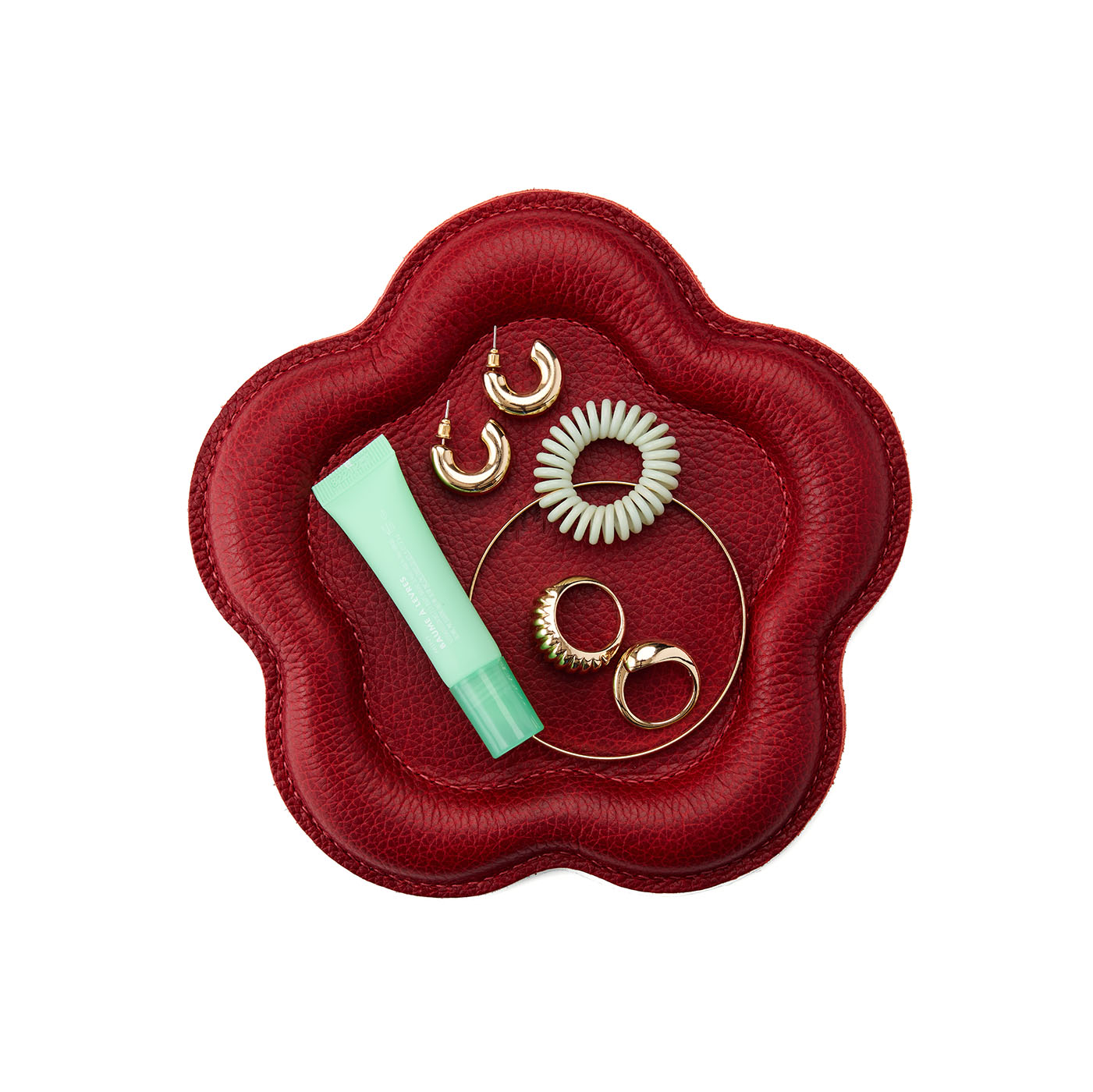 Portland Leather Goods Floral Trinket Tray