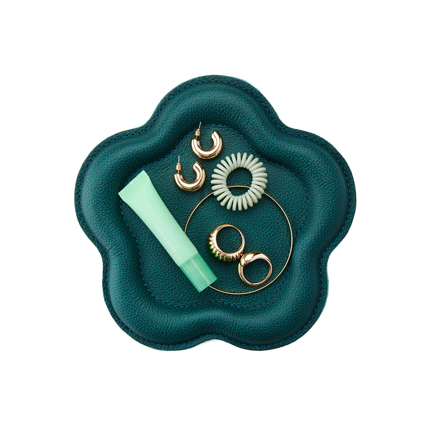 Portland Leather Goods Floral Trinket Tray