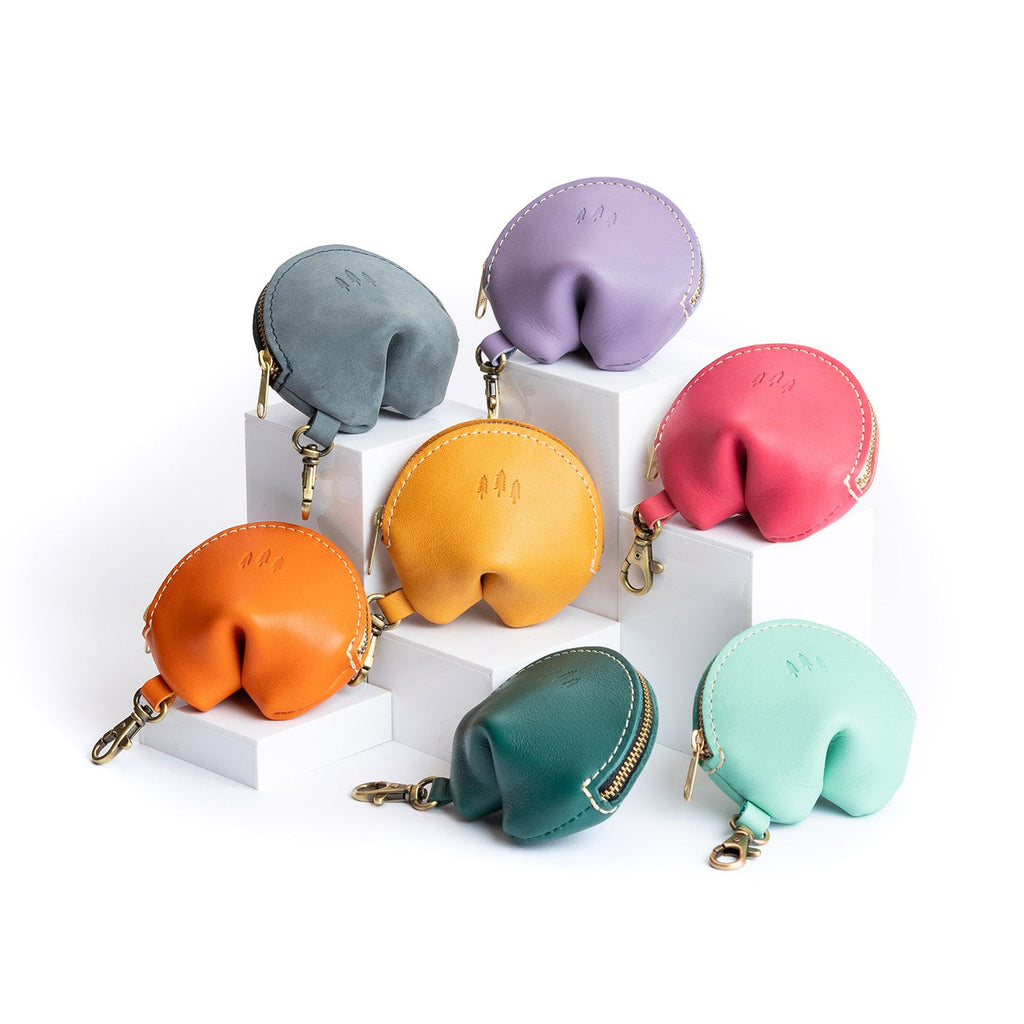 Portland Leather Goods Fortune Cookie Keychain