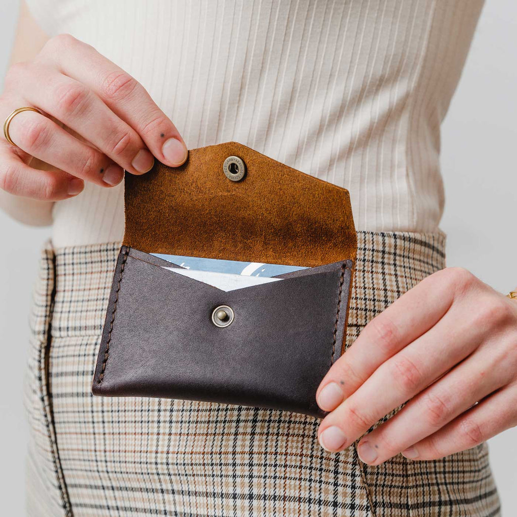 Portland Leather Goods Mini Envelope Wallet