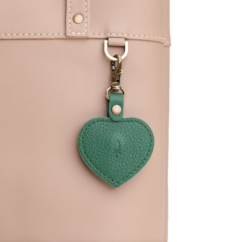 Portland Leather Goods Heart AirTag Holder