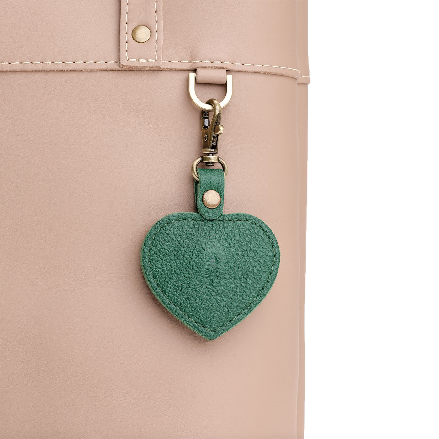 Portland Leather Goods Heart AirTag Holder