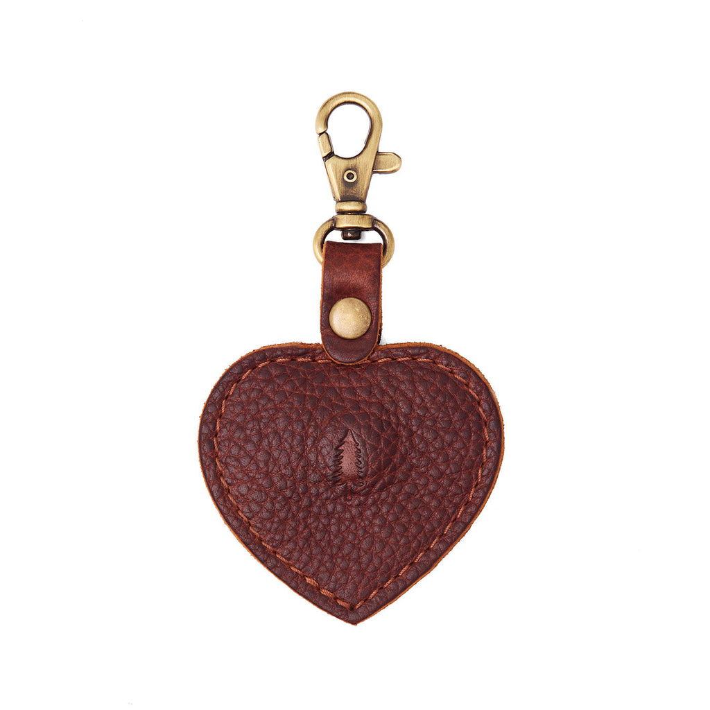 Portland Leather Goods Heart AirTag Holder