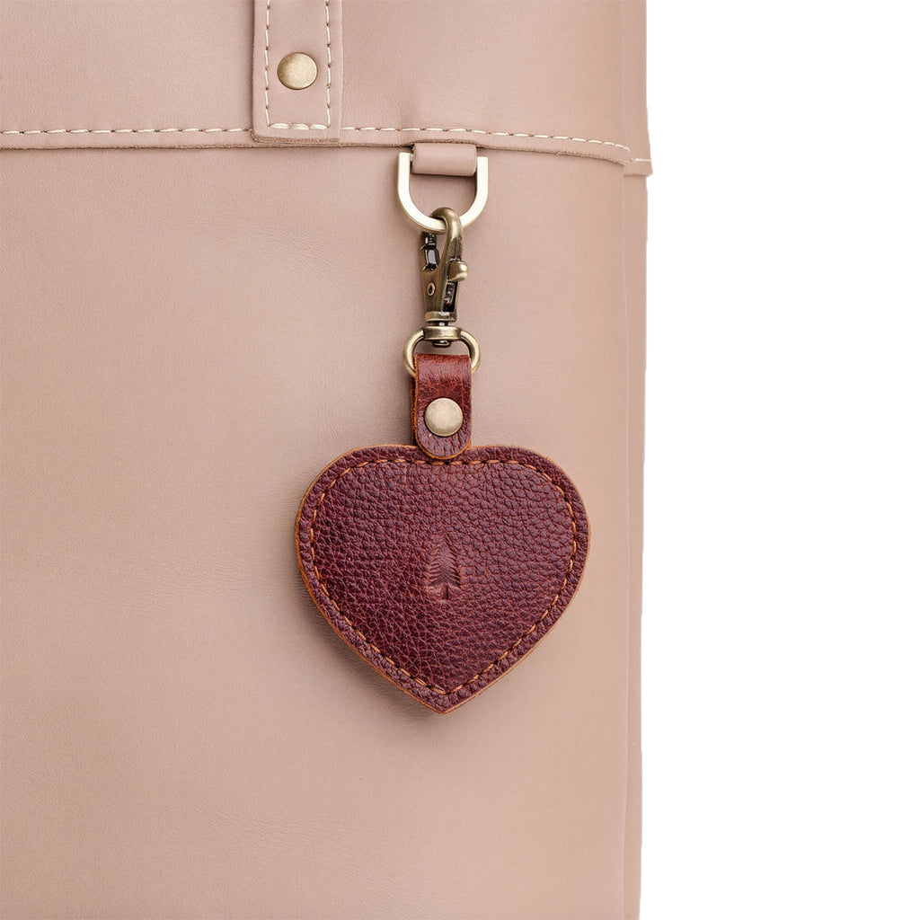 Portland Leather Goods Heart AirTag Holder