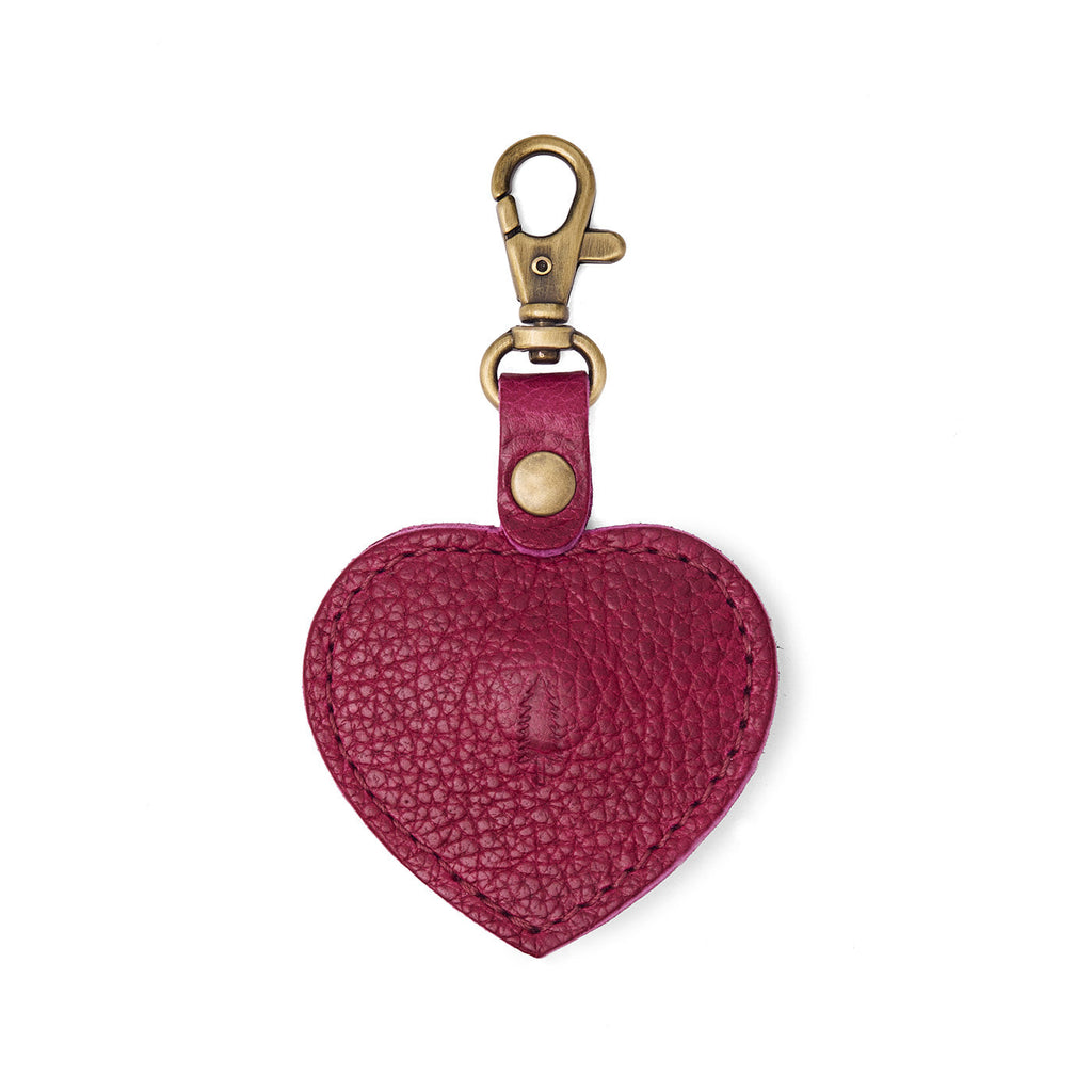 Portland Leather Goods Heart AirTag Holder