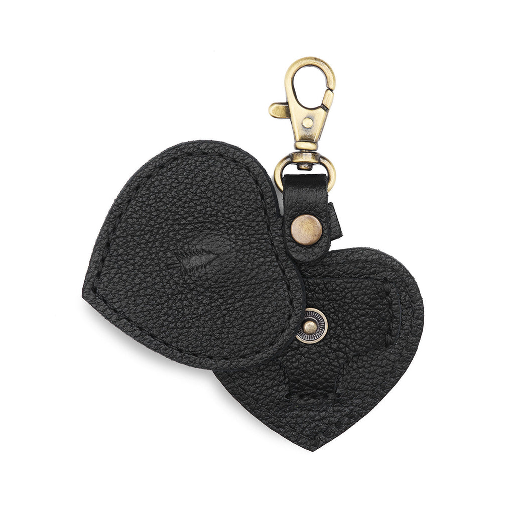 Portland Leather Goods Heart AirTag Holder
