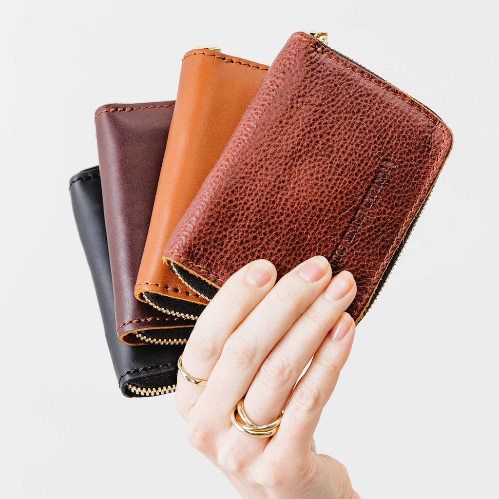 Portland Leather Goods 'Almost Perfect' Small Zip Wallet