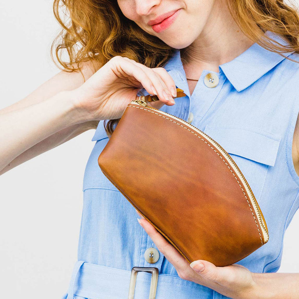 Portland Leather Goods 'Almost Perfect' Eclipse Makeup Bag