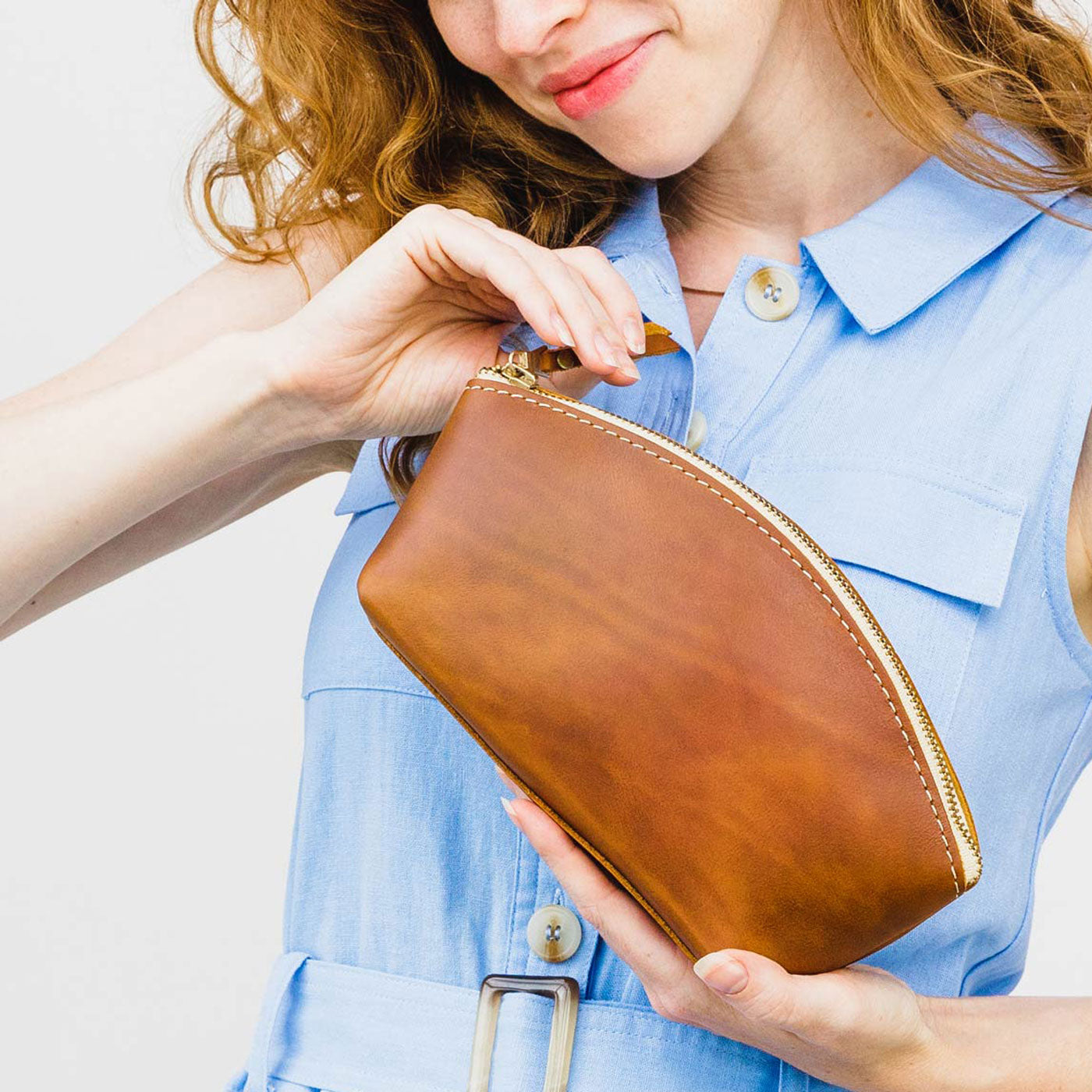 Portland Leather Goods 'Almost Perfect' Eclipse Makeup Bag
