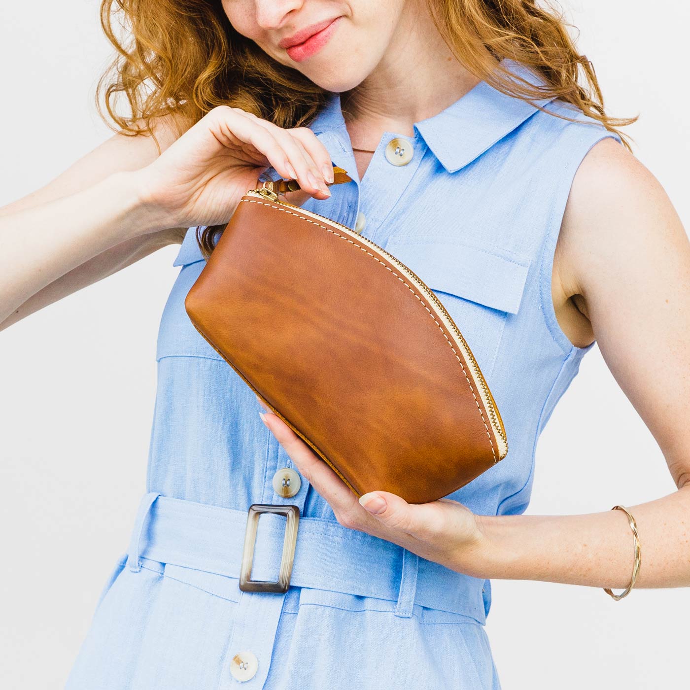 Portland Leather Goods 'Almost Perfect' Eclipse Makeup Bag