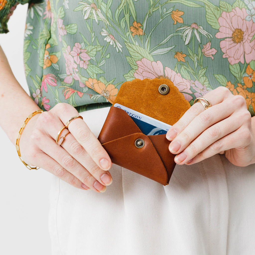 Portland Leather Goods Mini Daisy Wallet