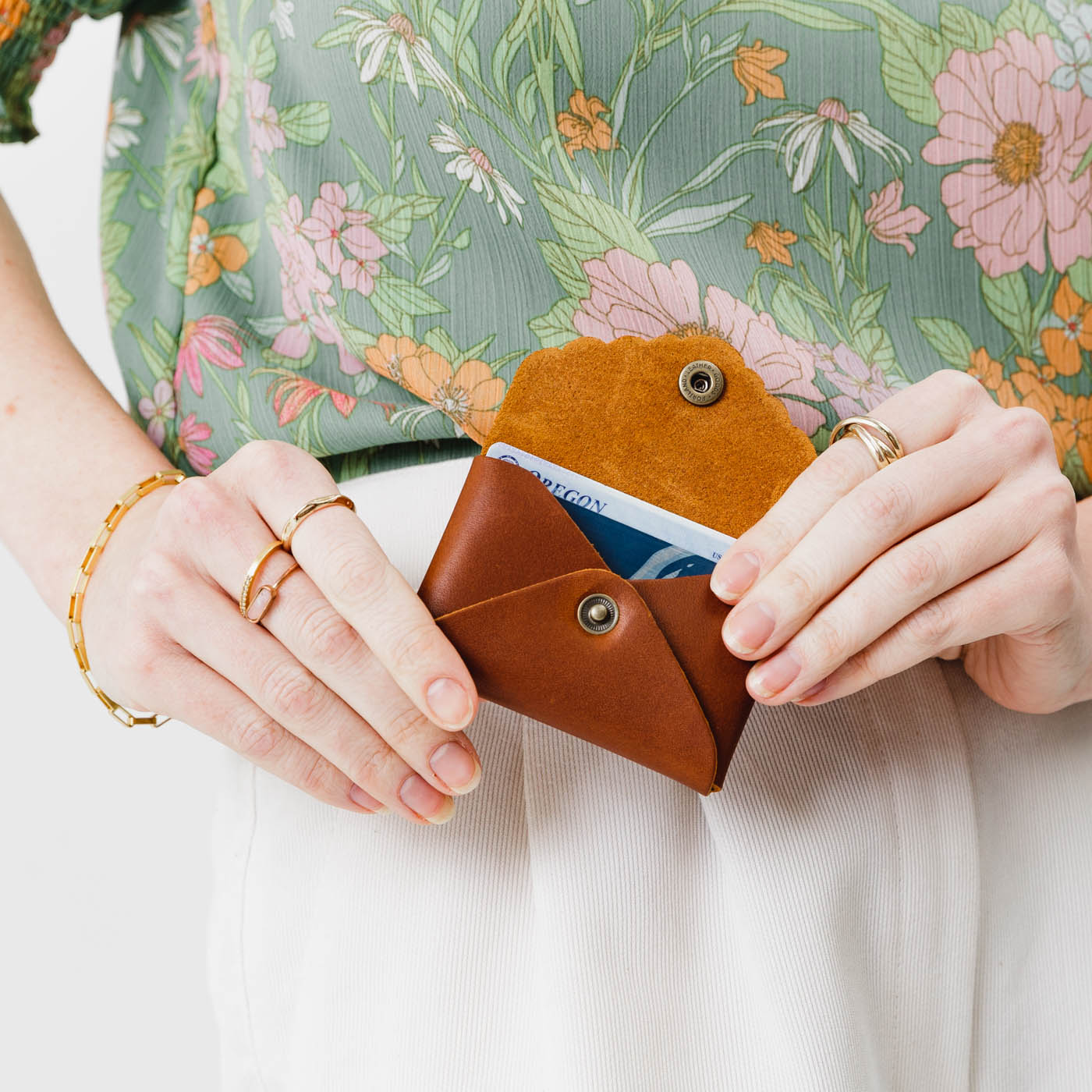 Portland Leather Goods Mini Daisy Wallet