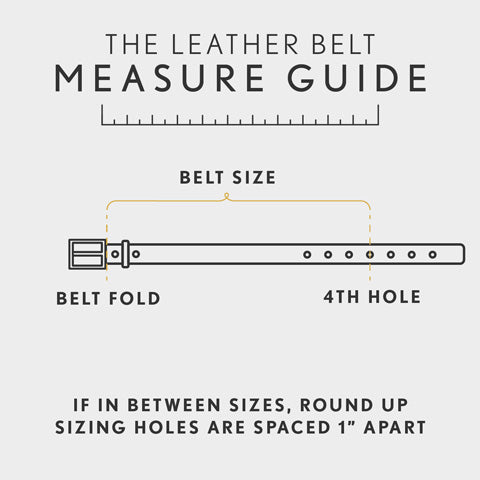 Portland Leather Goods Men's Artisan Leather Belt