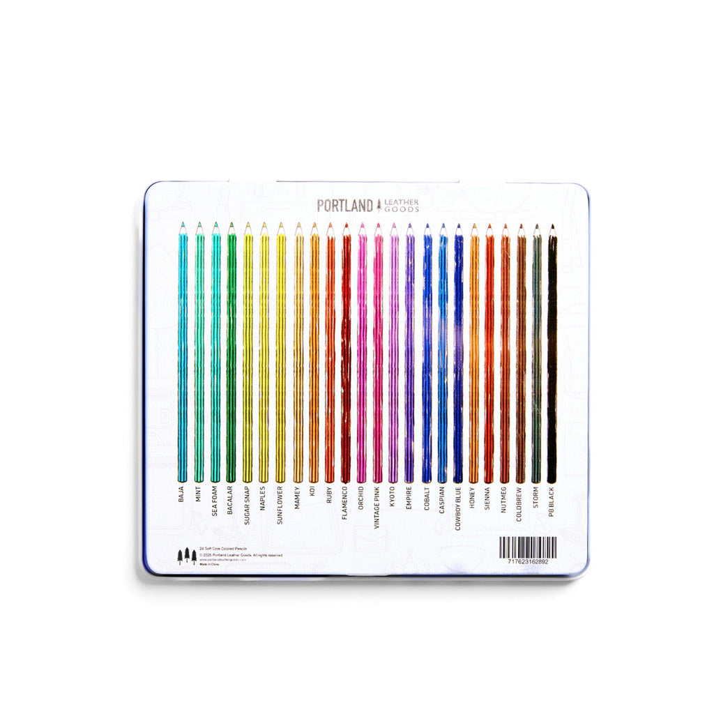 Portland Leather Goods Colored Pencil Set