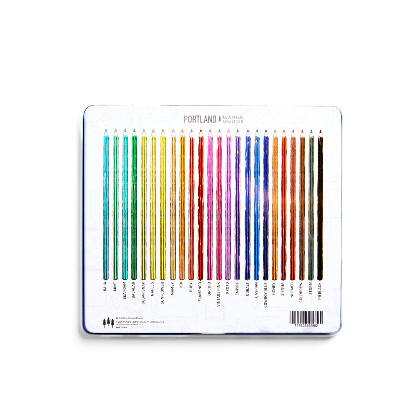 Portland Leather Goods Colored Pencil Set