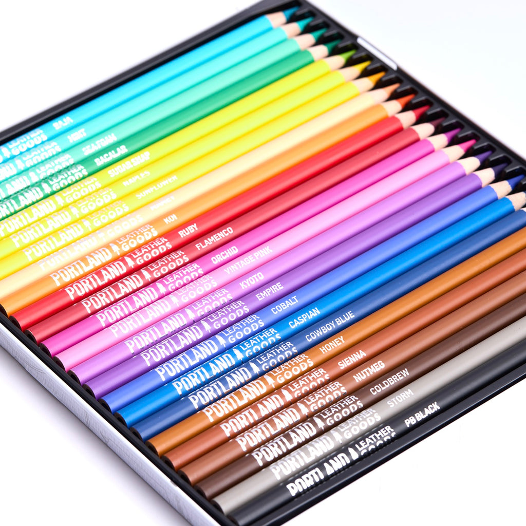 Portland Leather Goods Colored Pencil Set