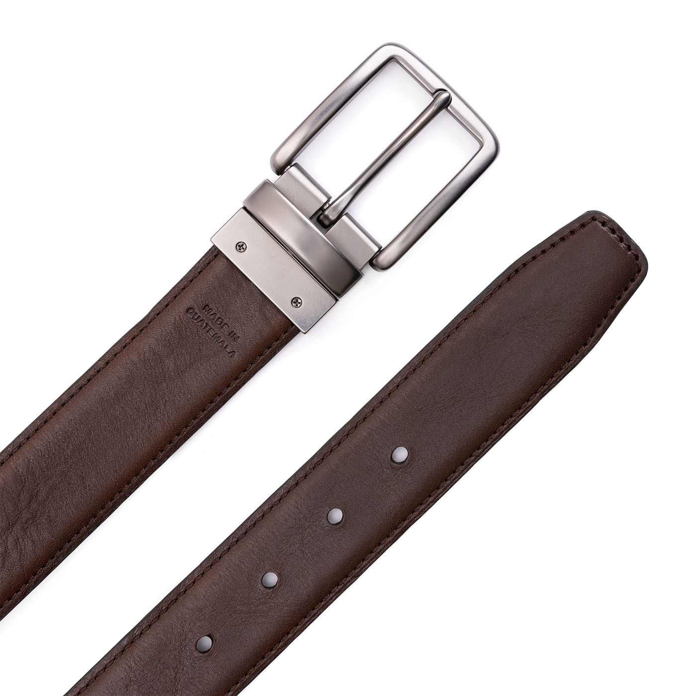 Portland Leather Goods Men's Italian Reversible Leather Belt